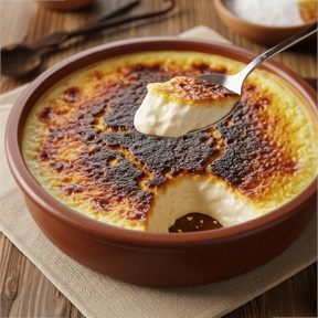 Salepli Kremalı Fırın Muhallebi